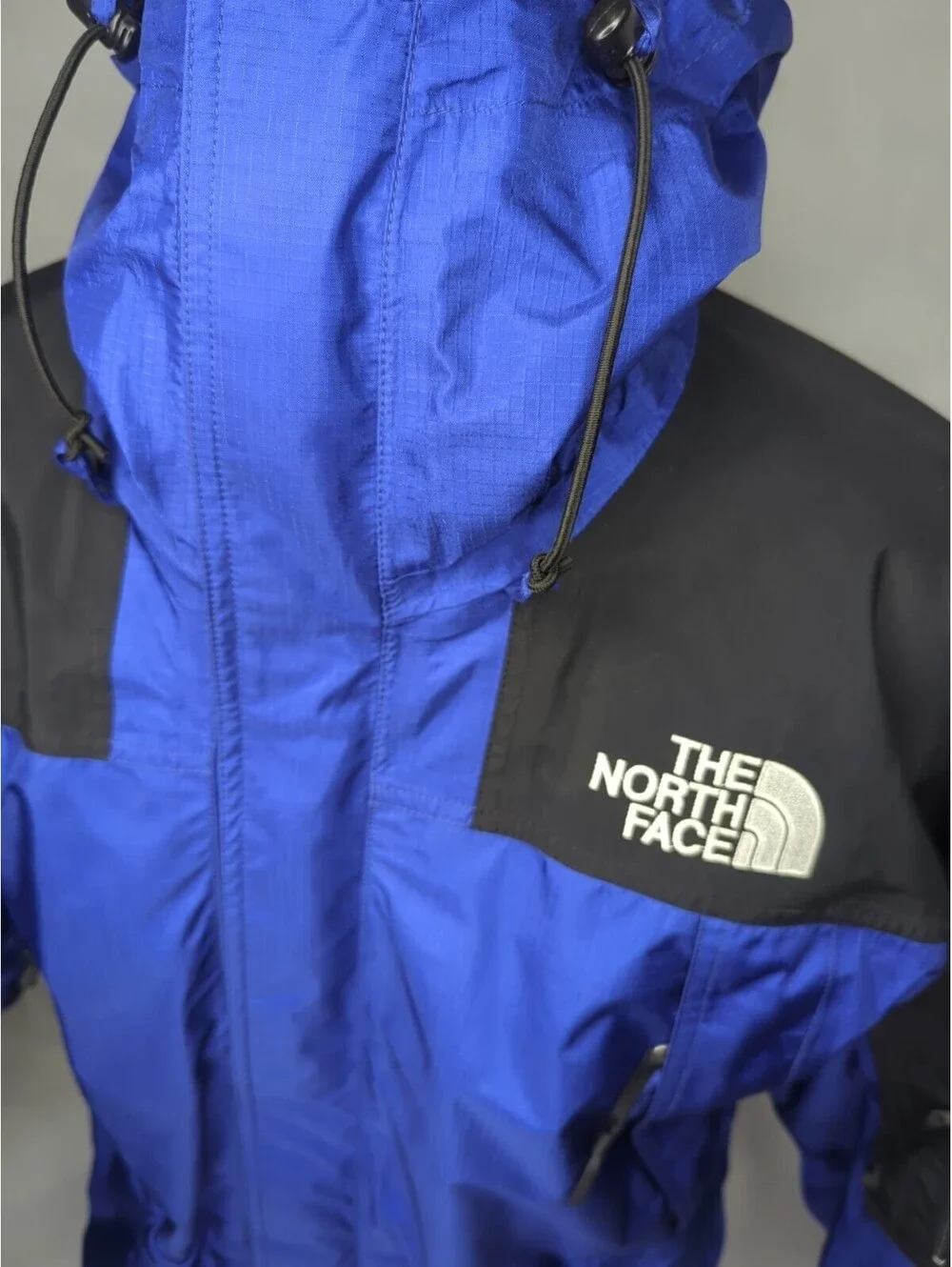 Vintage 90s The North Face Gore-Tex Ski Jacket Gorpcore Mens Small Hood Shell Bl